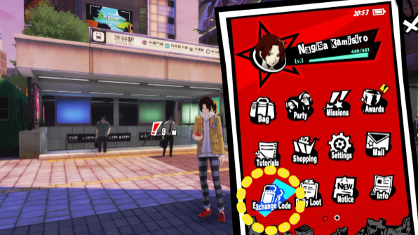 persona5 the phantom x codes